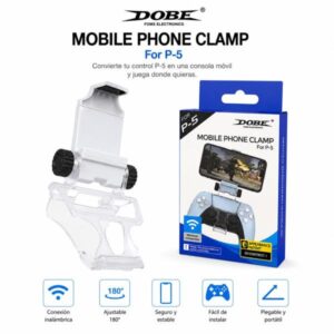 GRIP PS5 TP5-0527B / SOPORTE PARA TELEFONO CON MANDO DE PS5 AJUSTABLE CON ABRAZADERA
