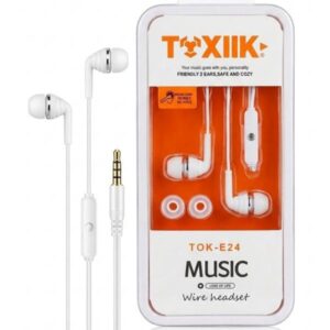 AUD TOK E24 / AUDIFONOS TOXIIK CON CABLE E24