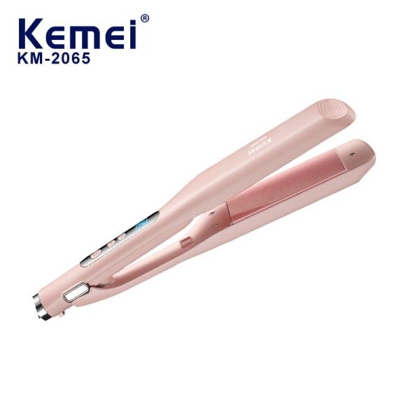 PLANCHA KM2065 / PLANCHA PARA EL CABELLO 2 EN 1 ELECTRICA CON PANTALLA DIGITAL