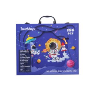 KIT DE DIBUJO PARA NIÑOS 156 PIEZAS SURTIDO