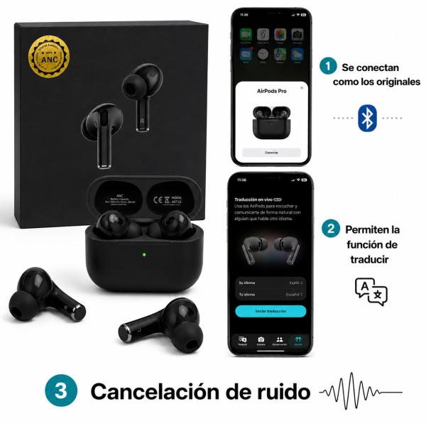 TWS GEN AIRPODS PRO 3 NG/ AIRPODS PRO 3 NEGRO