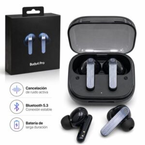 AUD BUDS 4 PRO / AUDIFONOS BUDS 4 PRO CANCELACION ACTIVA DE RUIDO ADAPTATIVA