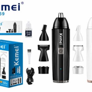 MAQUINA KM539 / RECORTADORA TRIMER DE VELLO NASAL 4 EN 1 DE 7000 RPM 5 W