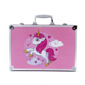 KIT DE DIBUJO PARA NIÑOS 150 PIEZAS CAJA ALUMINIO