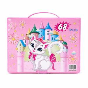 KIT DE DIBUJO PARA NIÑOS 68 PIEZAS SURTIDO