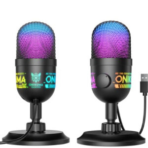 MICROFONO ONIKUMA M930 / CON LUCES Y CANCELACION DE RUIDO