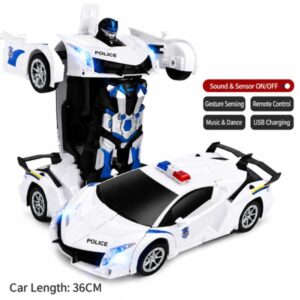 CAR TRAN MD815 3A / CARRO TRANSFORME POLICIA