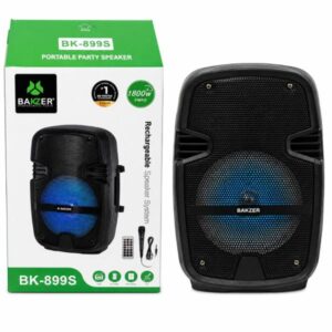 BOC BK 899S / BOCINA BAKZER 899S RECARGABLE 1800W 8 PUL