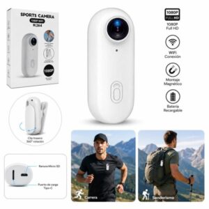 CAM H264 / CAMARA DEPORTIVA Y DE ACCION /  FULL HD 1080P / CONEXION WIFI / BATERIA RECARGABLE
